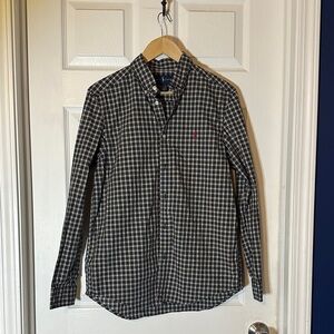 Ralph Lauren Black and White Checkered Kids Shirt